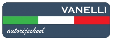 Het logo van Autorijschool Vanelli